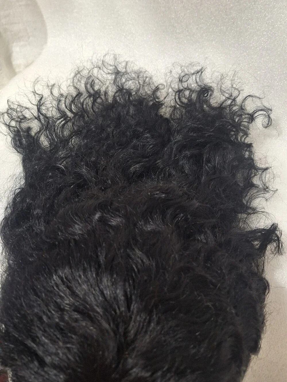 Natural Black Curly 100 Percent Human Hair Wig Women Hair